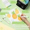 Ohuhu Alcohol Markers Brush and Fine Tip - 48-Color Alcohol-based Art Sketch Marker Set for Artist Adults Coloring Illustration - Brush and Chisel/ Brush and Fine Dual Tips- Honolulu 2/ Honolulu 2B - Refillable - AP Certificated